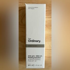 The Ordinary AHA 30% + BHA 2% Peeling Solution NWT